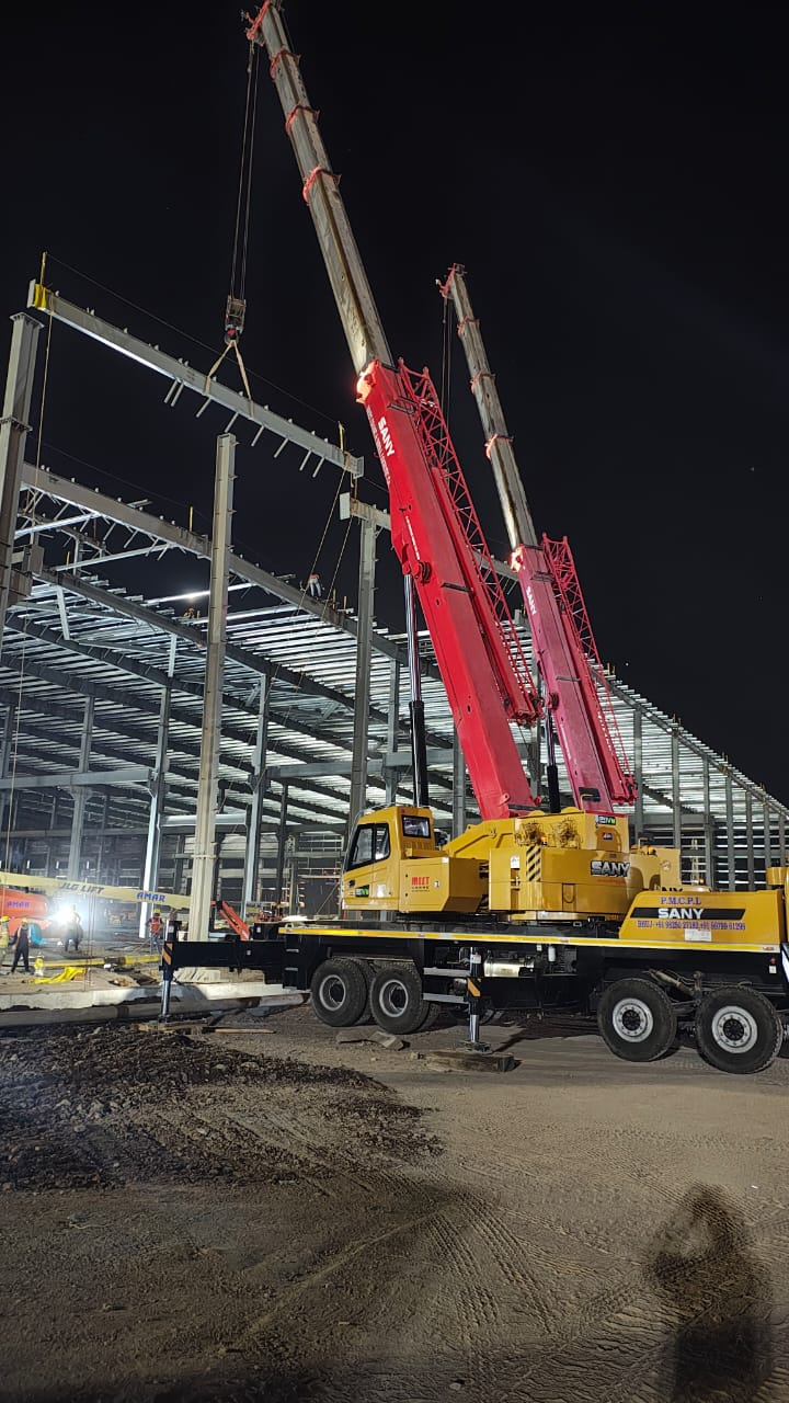 PEB Structure Erection